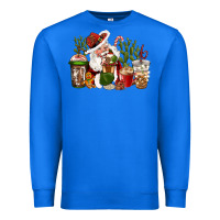 True Royal western santa cowboy coffe cups christmas Premium Sweatshirt - CowGirlArtShop