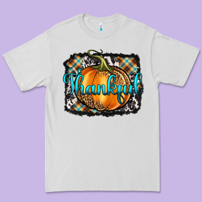 Thankful Pumpkin Premium Tee Designed By Artiststas