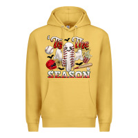 Antique Gold tis the season baseball halloween Premium Hoodie - CowGirlArtShop