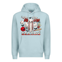 Blue Mist tis the season baseball halloween Premium Hoodie - CowGirlArtShop