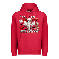 Cardinal tis the season baseball halloween Premium Hoodie - CowGirlArtShop