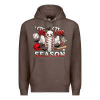 Coffee tis the season baseball halloween Premium Hoodie - CowGirlArtShop