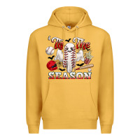 Mustard tis the season baseball halloween Premium Hoodie - CowGirlArtShop