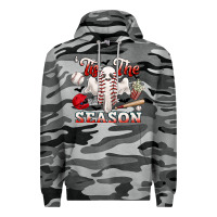Slate Camo tis the season baseball halloween Premium Hoodie - CowGirlArtShop