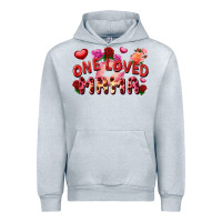 Heather Grey One loved mama Urban Hoodie - FaDigitalArtStudio