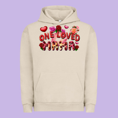 One Loved Mama Urban Hoodie Designed By Fadigitalartstudio