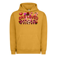 Pigment Peanut Butter One loved mama Urban Hoodie - FaDigitalArtStudio