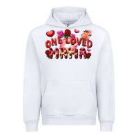 White One loved mama Urban Hoodie - FaDigitalArtStudio