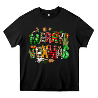 Black christmas texas western Heavy Core Tee - AdoDesignShop
