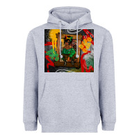 Heather Grey juneteenth black woman fashion girl Heavyweight Hoodie - CowGirlArtShop