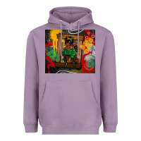 Lavender juneteenth black woman fashion girl Heavyweight Hoodie - CowGirlArtShop