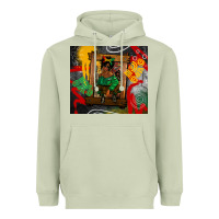 Matcha juneteenth black woman fashion girl Heavyweight Hoodie - CowGirlArtShop