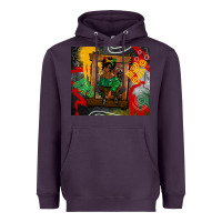 Plum juneteenth black woman fashion girl Heavyweight Hoodie - CowGirlArtShop