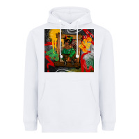 White juneteenth black woman fashion girl Heavyweight Hoodie - CowGirlArtShop
