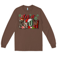 Chestnut let it snow Long Sleeve Tee - MaliasSmallBusiness