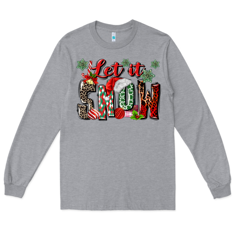 Let It Snow Long Sleeve Tee by MaliasSmallBusiness | Teevron