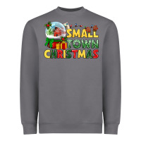 Storm Small town Christmas Heavyweight Sweatshirt - NancyCooperArtShop