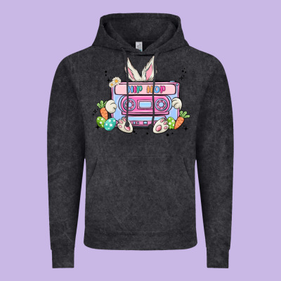 Hip Hop Easter Vintage Hoodie Designed By Maliassmallbusiness
