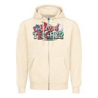 Sandshell blessed teacher school Zipper Hoodie - NancyCooperArtShop