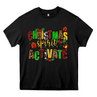 Black christmas spirit activate Heavy Core Tee - AdoDesignShop