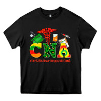 Black cna juneteenth certified nursing assistant Heavy Core Tee - AdoDesignShop