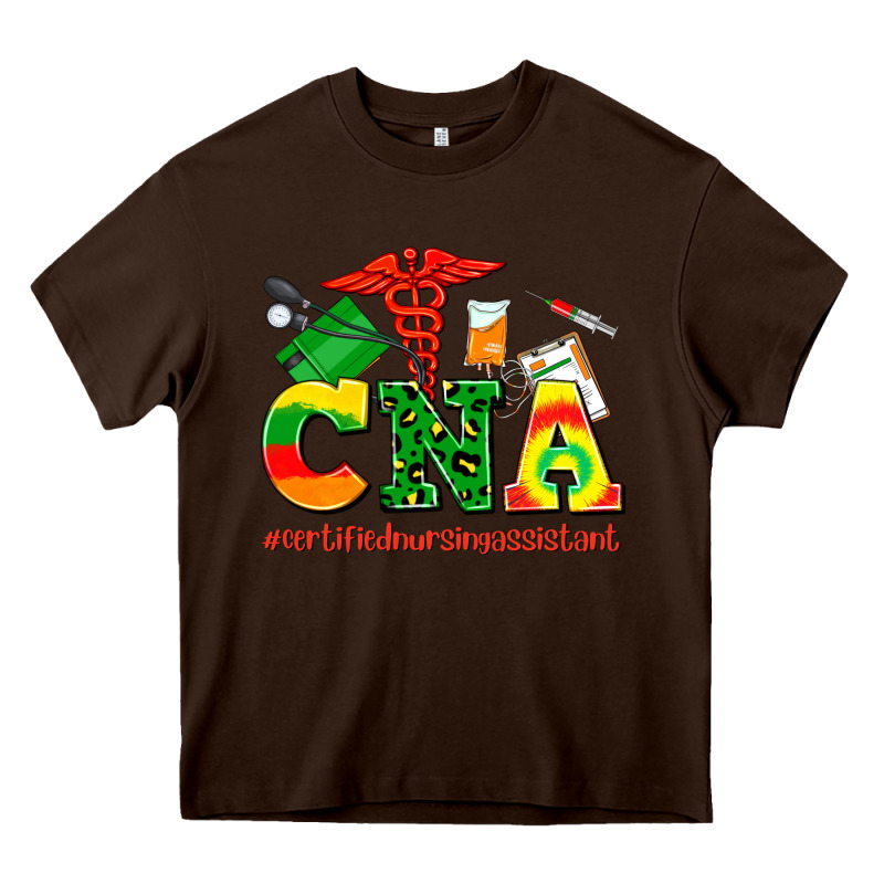 Cna Juneteenth Certified Nursing Assistant Heavy Core Tee by AdoDesignShop | Teevron