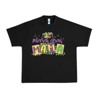 Black mardi gras mama Urban Heavy Tee - MaliasSmallBusiness