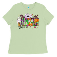 Matcha happy halloween Ladies Tee - AdoDesignShop
