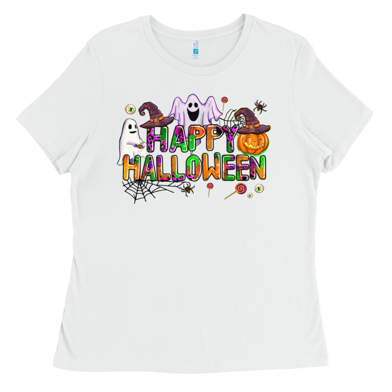 Happy Halloween Ladies Tee by AdoDesignShop | Teevron