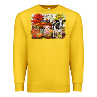 Lemon fall farm animals Premium Sweatshirt - CowGirlArtShop