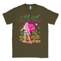 Army Green wild west cowboy show Classic Tee - NancyCooperArtShop