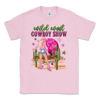Bubblegum Pink wild west cowboy show Classic Tee - NancyCooperArtShop
