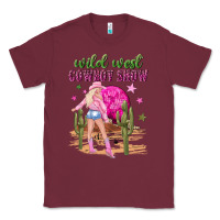 Burgundy wild west cowboy show Classic Tee - NancyCooperArtShop