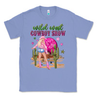 Colony Blue wild west cowboy show Classic Tee - NancyCooperArtShop