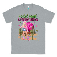 Heather Grey wild west cowboy show Classic Tee - NancyCooperArtShop