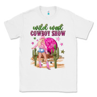 White wild west cowboy show Classic Tee - NancyCooperArtShop