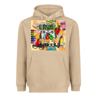 Mushroom level 100 days of school Heavyweight Hoodie - CowGirlArtShop