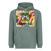 Sage level 100 days of school Heavyweight Hoodie - CowGirlArtShop
