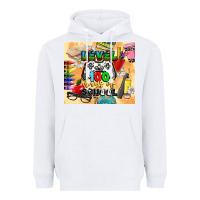 White level 100 days of school Heavyweight Hoodie - CowGirlArtShop