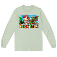 Matcha love christmas cow Long Sleeve Tee - MaliasSmallBusiness