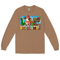 Toasted Coconut love christmas cow Long Sleeve Tee - MaliasSmallBusiness
