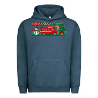 Pigment Midnight Navy christmas is coming Urban Hoodie - BundleAndBundleShop