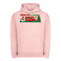 Pigment Salmon christmas is coming Urban Hoodie - BundleAndBundleShop