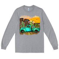 Heather Grey truck Long Sleeve Tee - JahusDesignShop