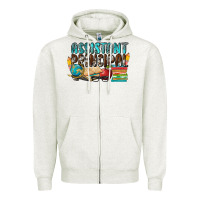 Oatmeal Heather assistant principal Zipper Hoodie - NancyCooperArtShop