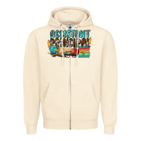 Sandshell assistant principal Zipper Hoodie - NancyCooperArtShop