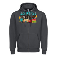 Smoke assistant principal Zipper Hoodie - NancyCooperArtShop