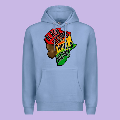 Black History Is World History Premium Hoodie Designed By Cowgirlartshop