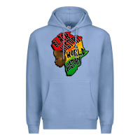 Colony Blue black history is world history Premium Hoodie - CowGirlArtShop