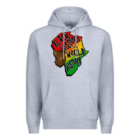 Heather Grey black history is world history Premium Hoodie - CowGirlArtShop